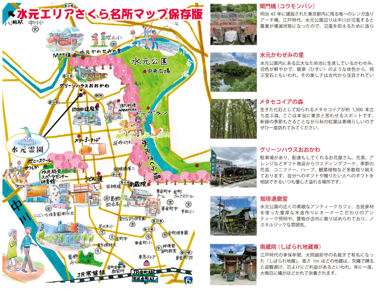 葛飾区,お散歩マップ